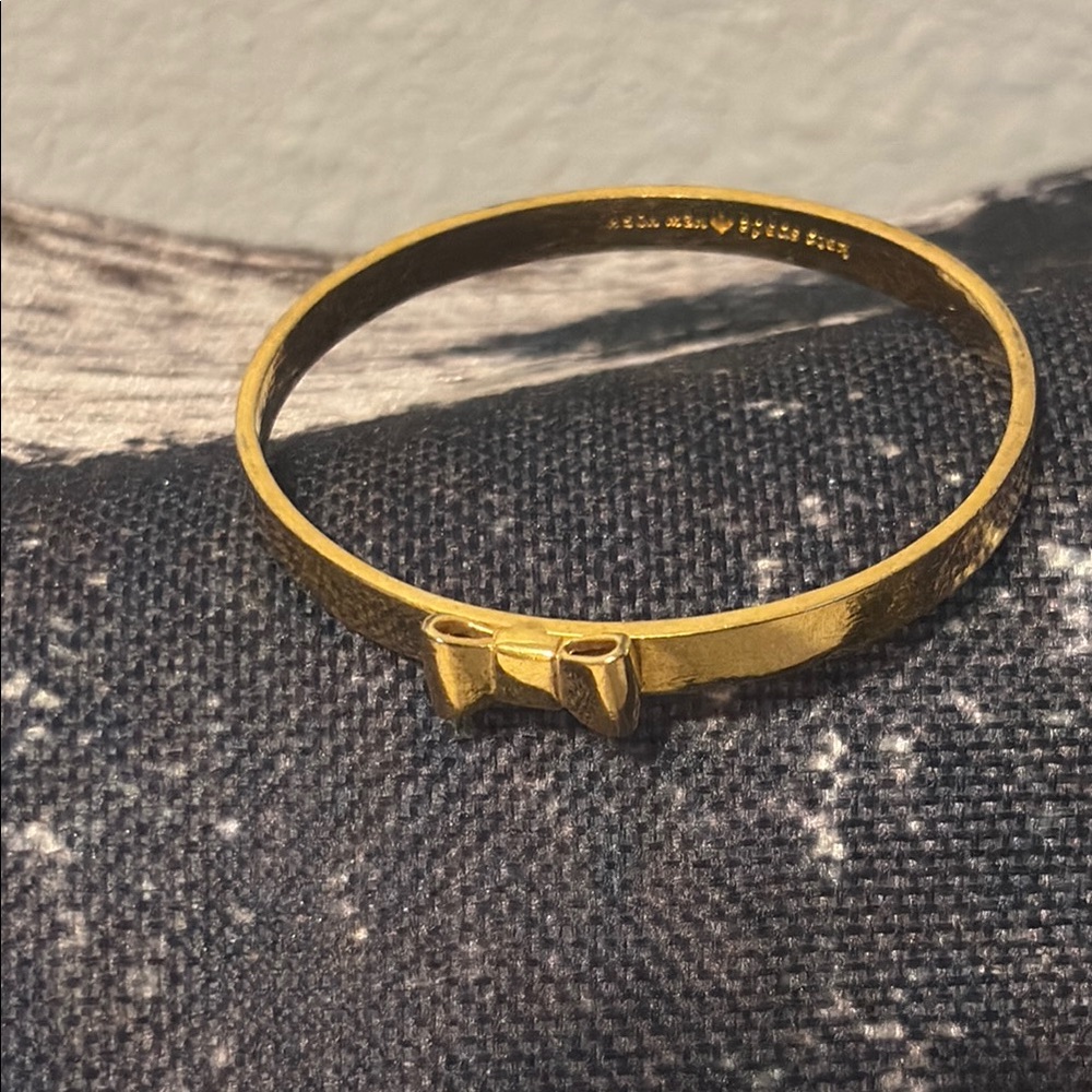 Kate Spade Gold Bow Bangle Bracelet